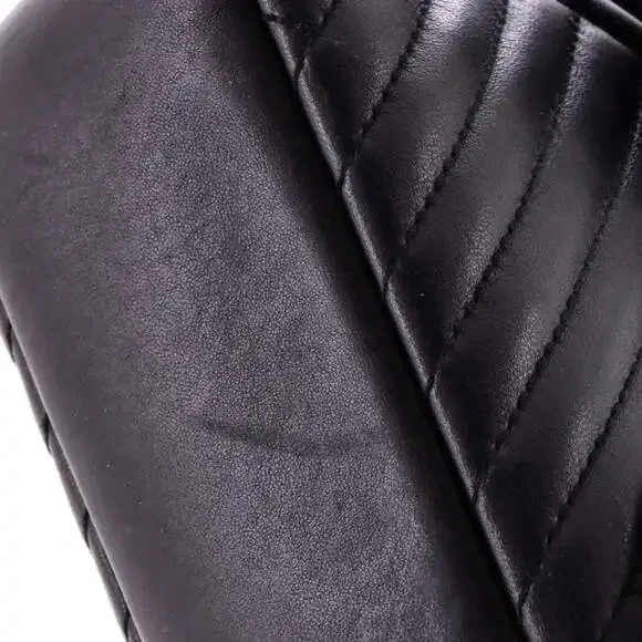 Chanel Cc Crossing Flap Bag Chevron #242416C42B - Picture 7 of 9